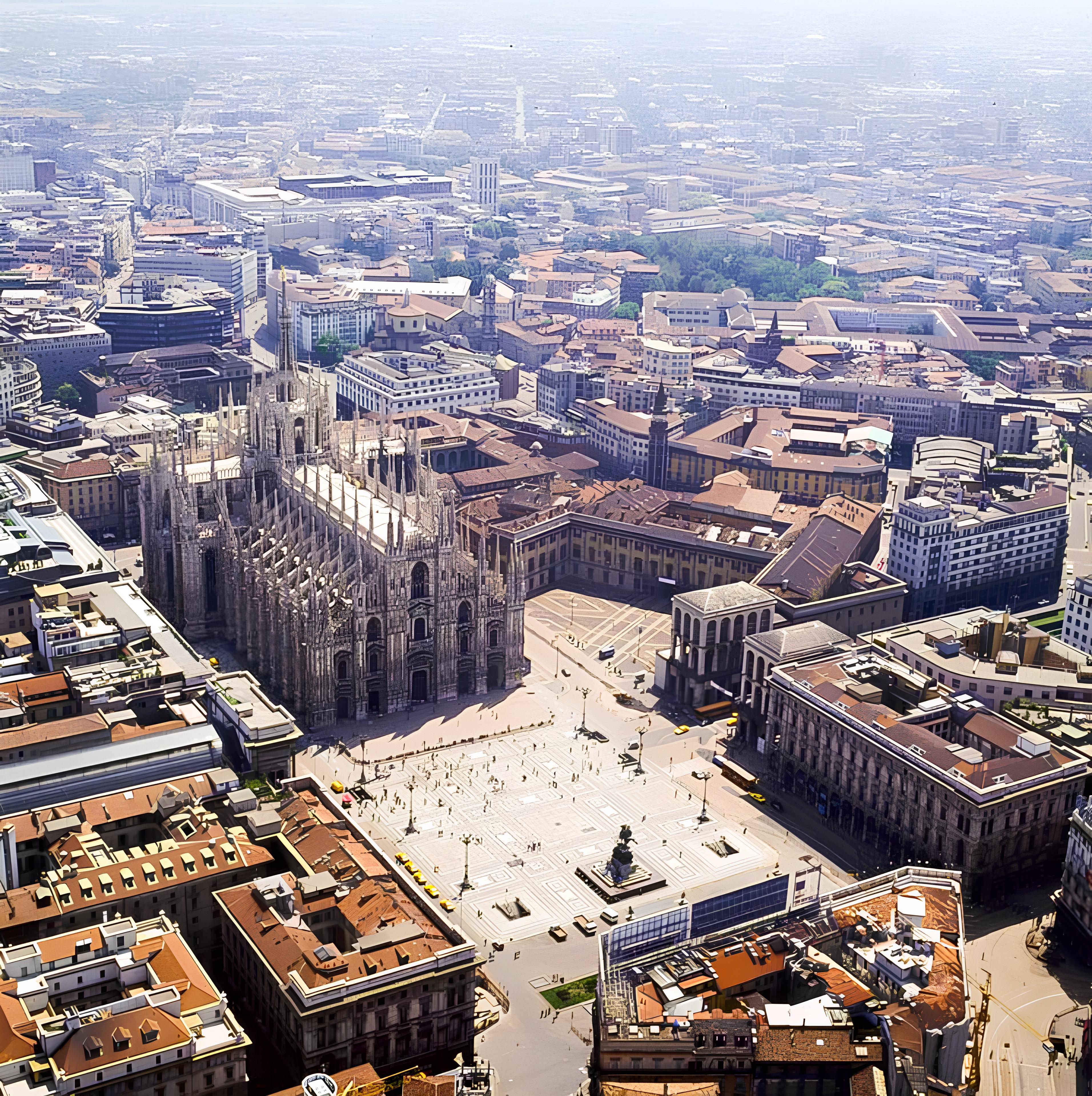 Duomo di Milano dall'alto